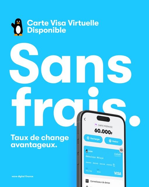 WAVE: Une carte Visa virtuelle pour accélérer l’inclusion financière en Côte d’Ivoire