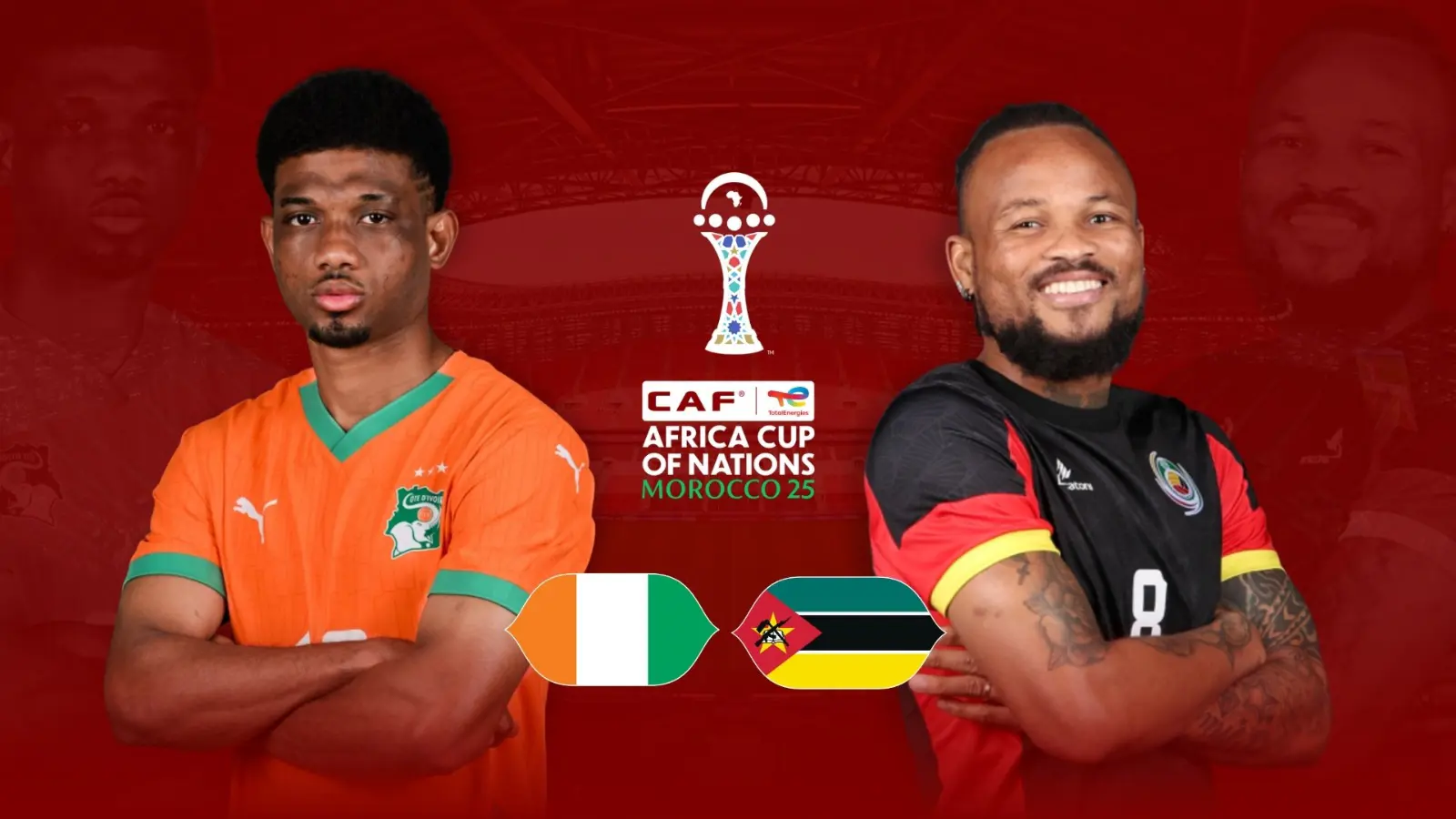 🚨🇨🇮 𝘊’𝘦𝘴𝘵 𝘭𝘦 𝘫𝘰𝘶𝘳 𝘑 ! Côte d’Ivoire VS 𝘔𝘰𝘻𝘢𝘮𝘣𝘪𝘲𝘶𝘦, 𝘕𝘰𝘶𝘴 𝘦𝘯𝘵𝘢𝘮𝘰𝘯𝘴 𝘢𝘶𝘫𝘰𝘶𝘳𝘥’𝘩𝘶𝘪 𝘯𝘰𝘵𝘳𝘦 #𝘈𝘍𝘊𝘖𝘕2025