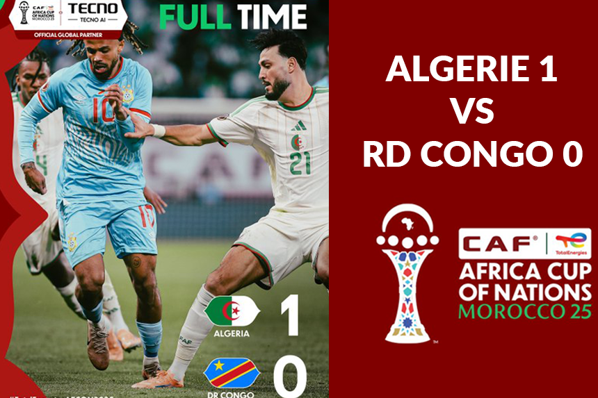 L’Algérie en quarts de finale