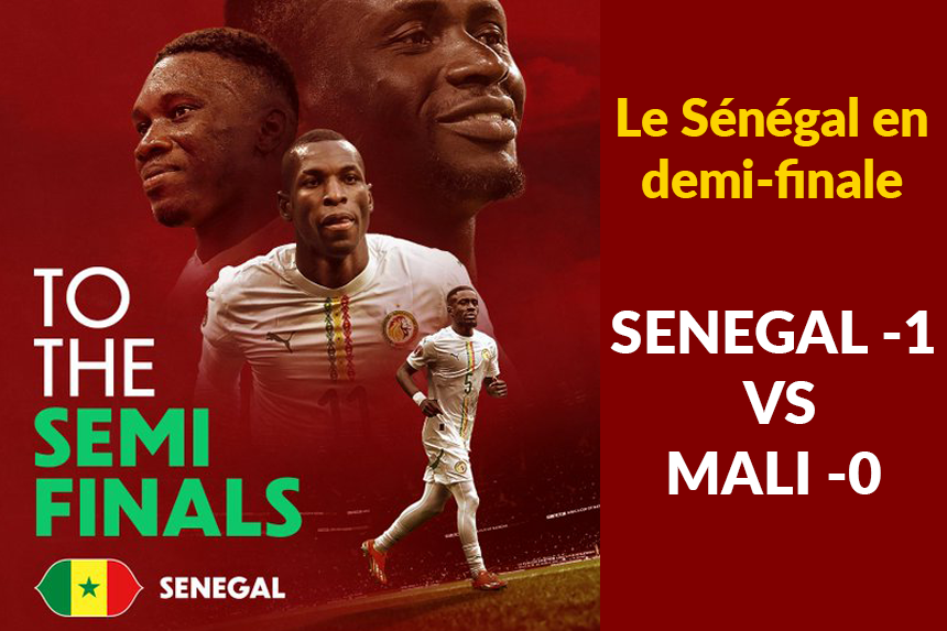 Victoire du Sénégal contre le Mali