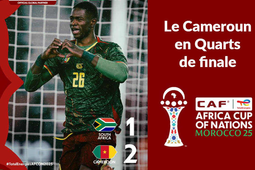 Le Cameroun en quarts de finale de la CAN 2025