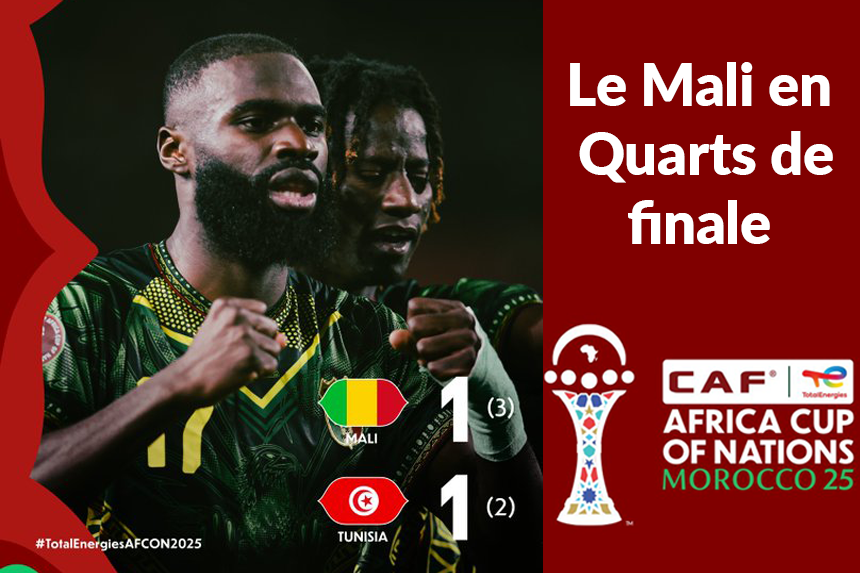 Le Mali en quarts de finale de la  CAN 2025