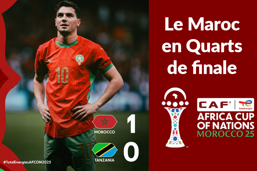 Le Maroc en quarts de finale de la CAN 2025