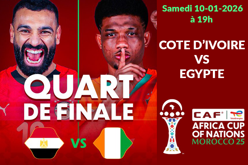 Côte d’Ivoire vs Egypte / Quarts de finale